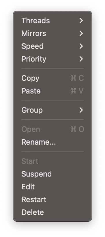 Context Menu